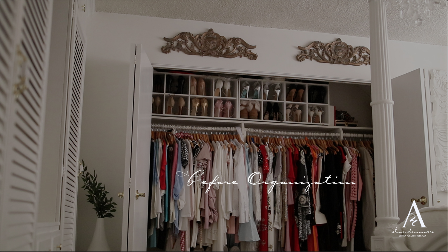 Before and After Closet Organization Closet Decorating Ideas | How To Decorate Your Closet | DIY Closet Organization | Organizing a Small Closet | DIY Closet Shelves Small closet organization ideas